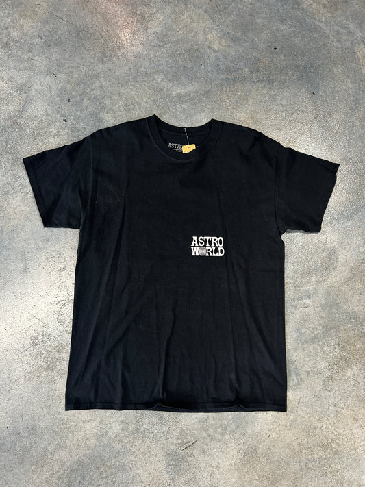 Travis Scott Astroworld "Wish You Were Here" Tour Tee Black L (Z) OTF
