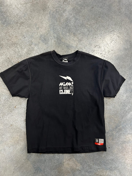 Maimi Art Basel 2022 Clone X Black tee