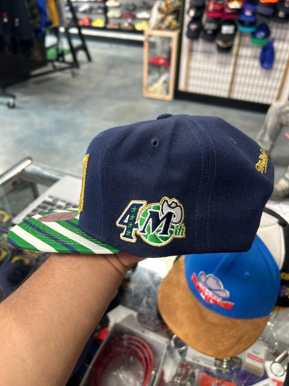 Mitchell & Ness x Budweiser "Courtside" NBA Snapback Hat