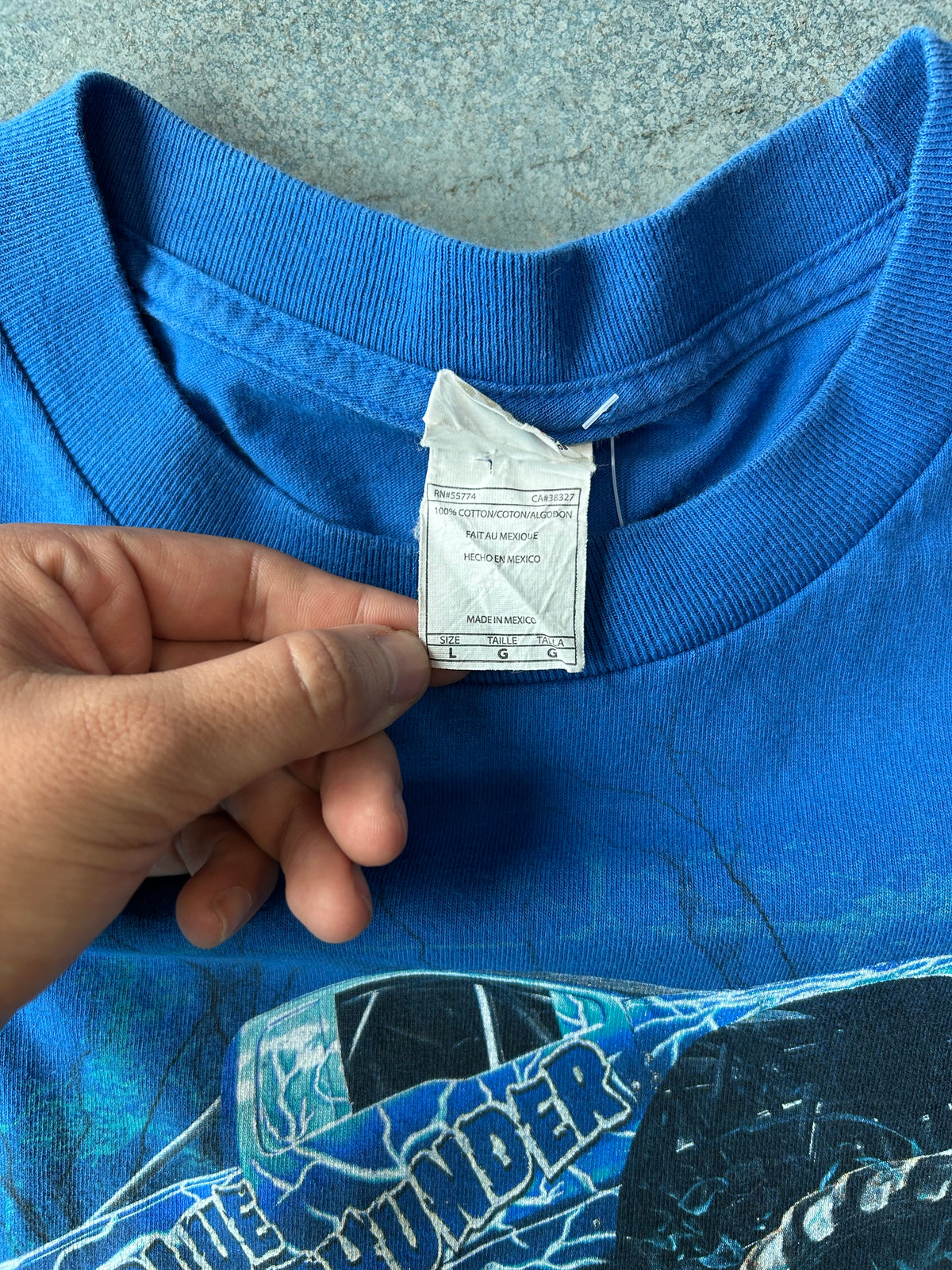 Blue Thunder Truck Monster Jam Tee OTF