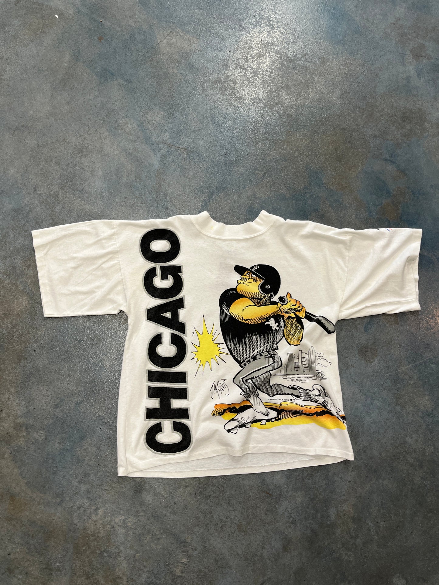 Vintage 90's White Sox Chicago White AOP OTF