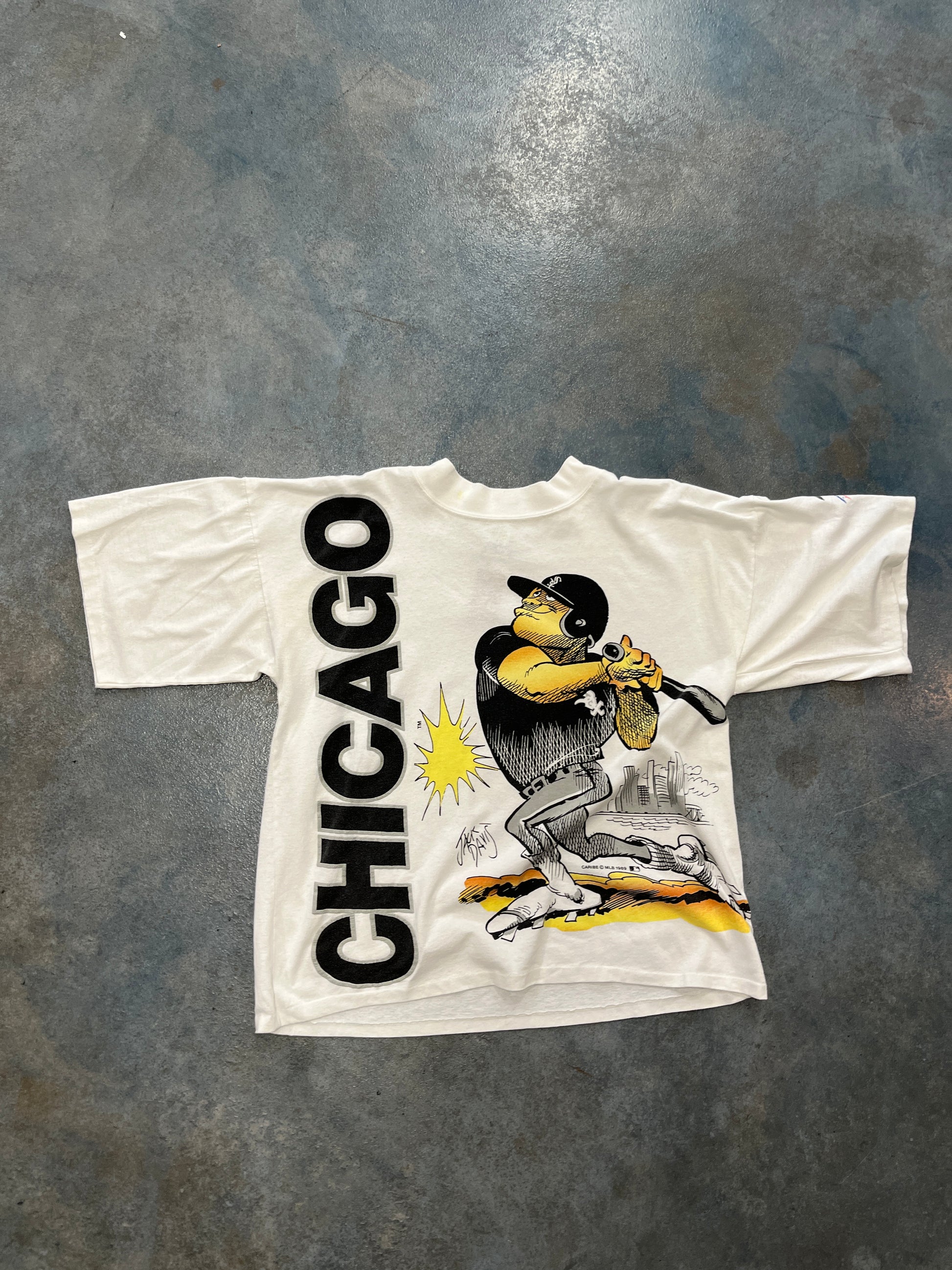 Vintage 90's White Sox Chicago White AOP OTF
