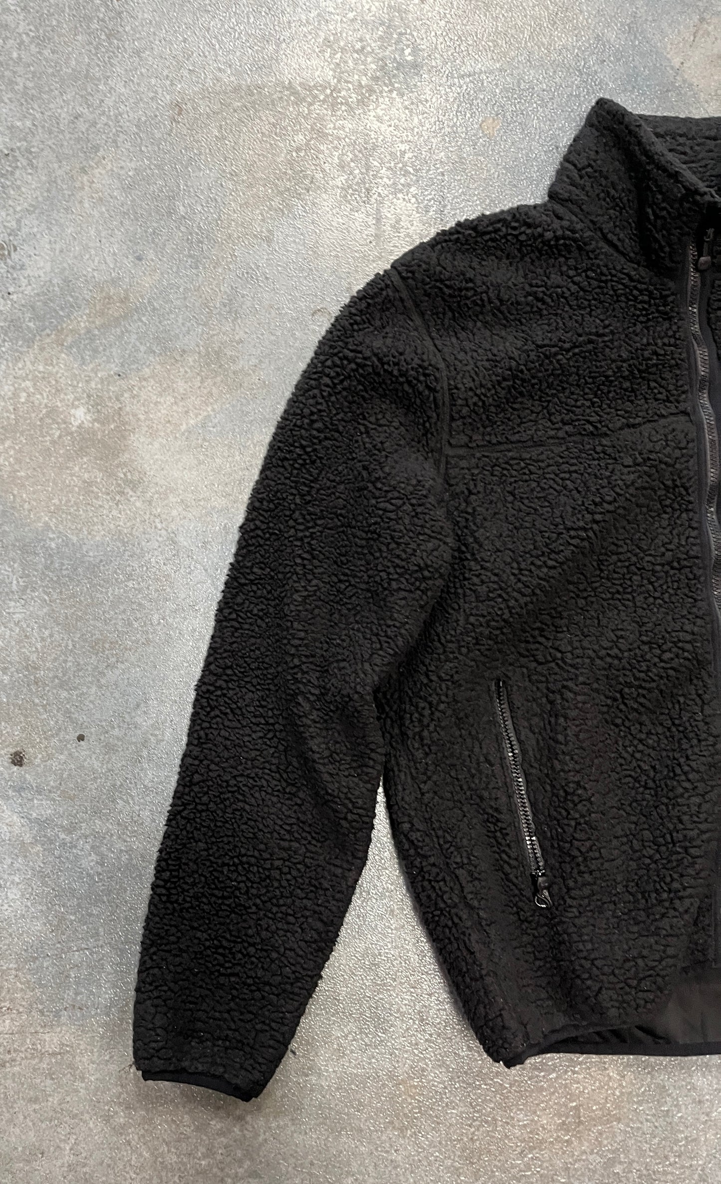 Stussy Sherpa Fleece Black Jacket (RA) B56