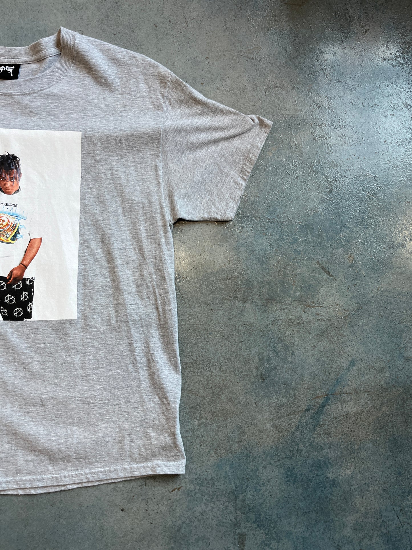 Juice WRLD x Revenge Photo Gray Tee OTF