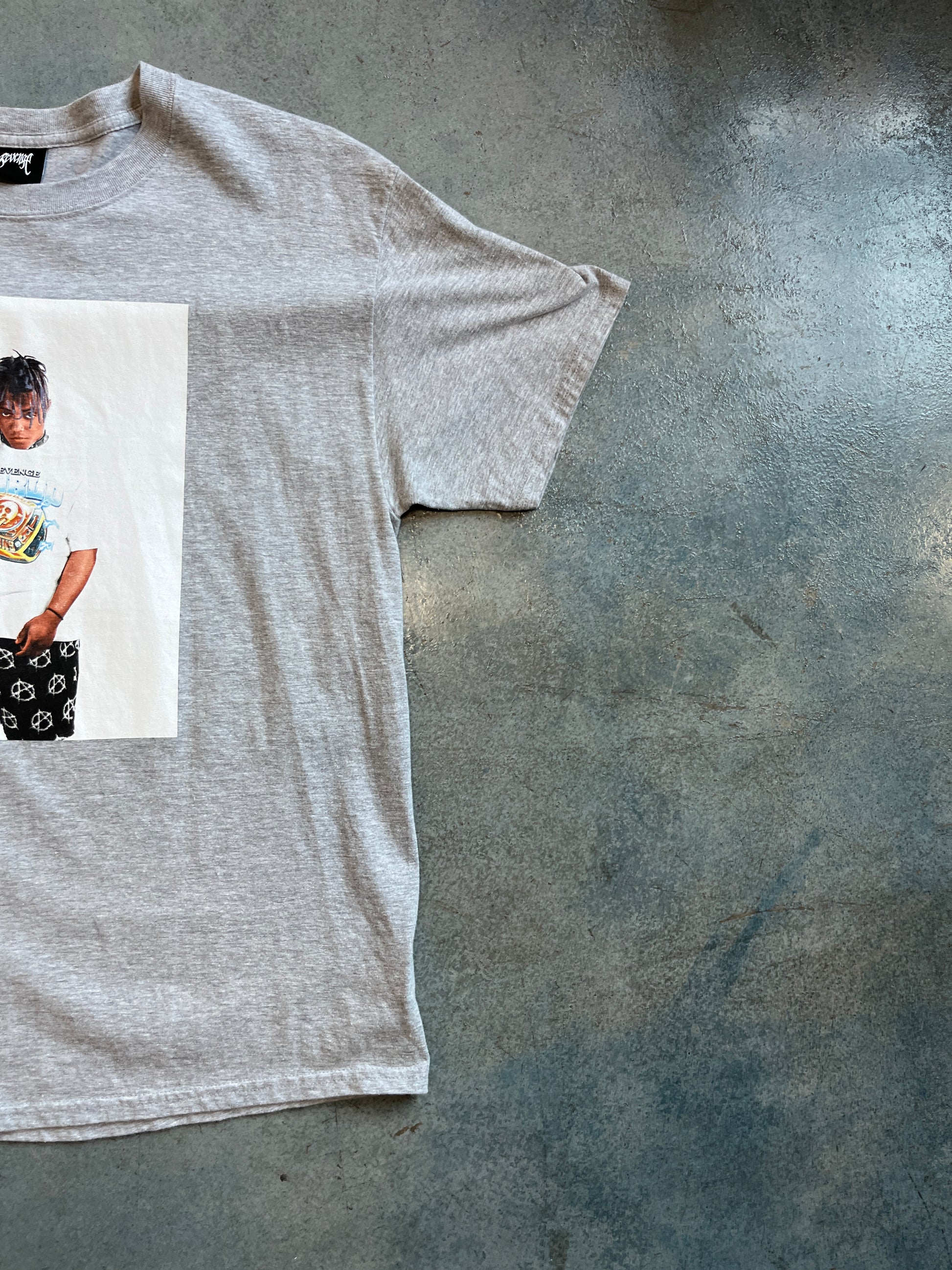 Juice WRLD x Revenge Photo Gray Tee OTF