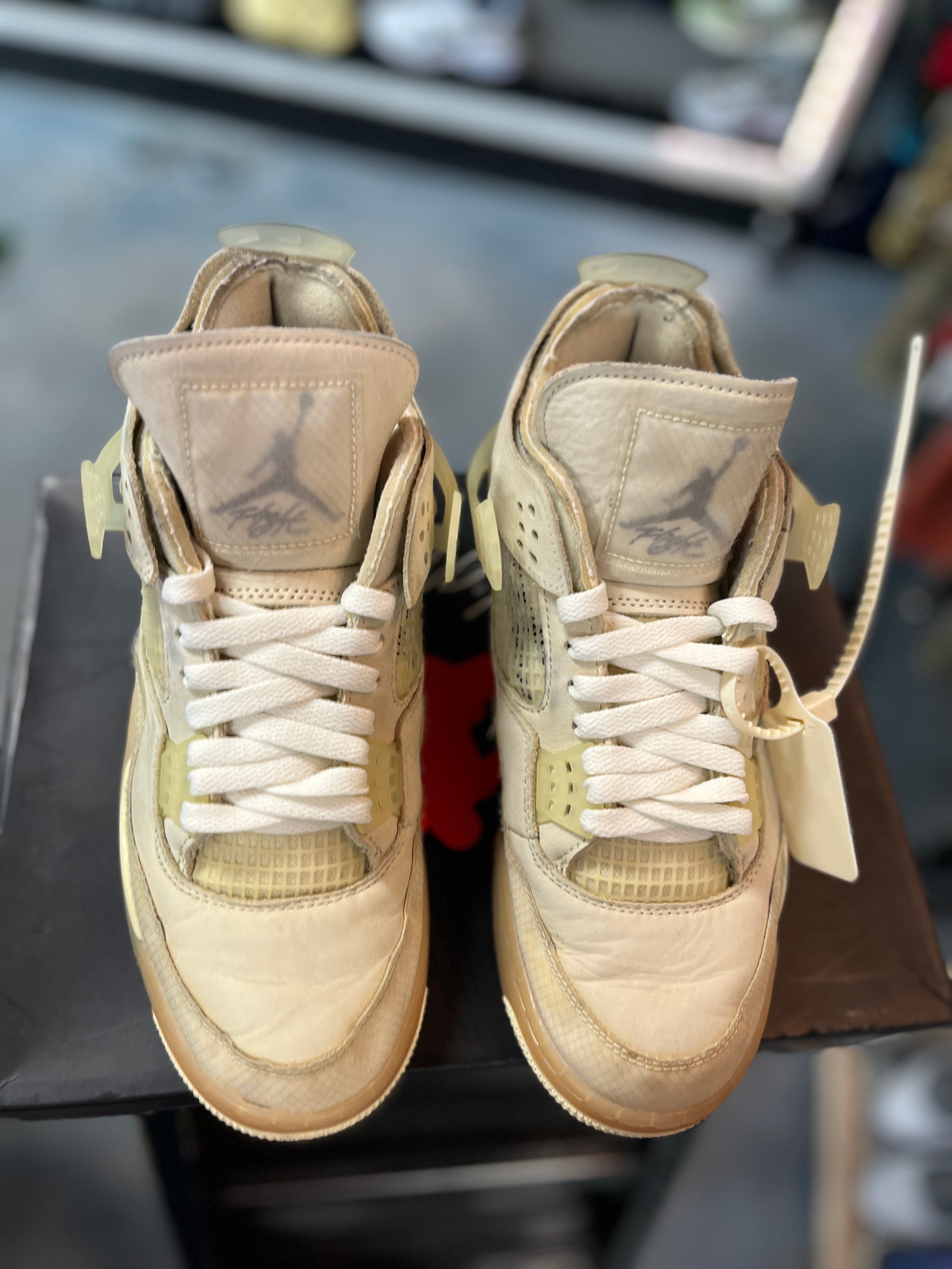 Jordan 4 Retro Off-White Sail (Women's) (YAC)