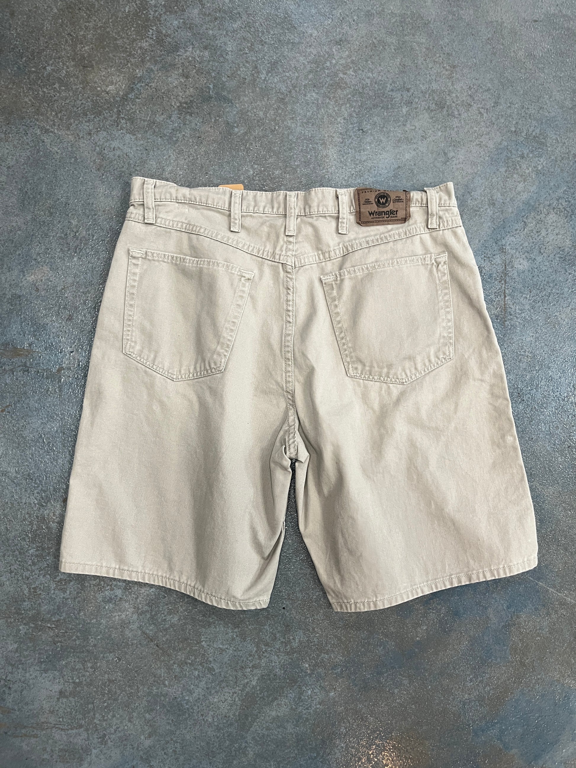 Wrangler Premium Quality Grey Jean Shorts OTF