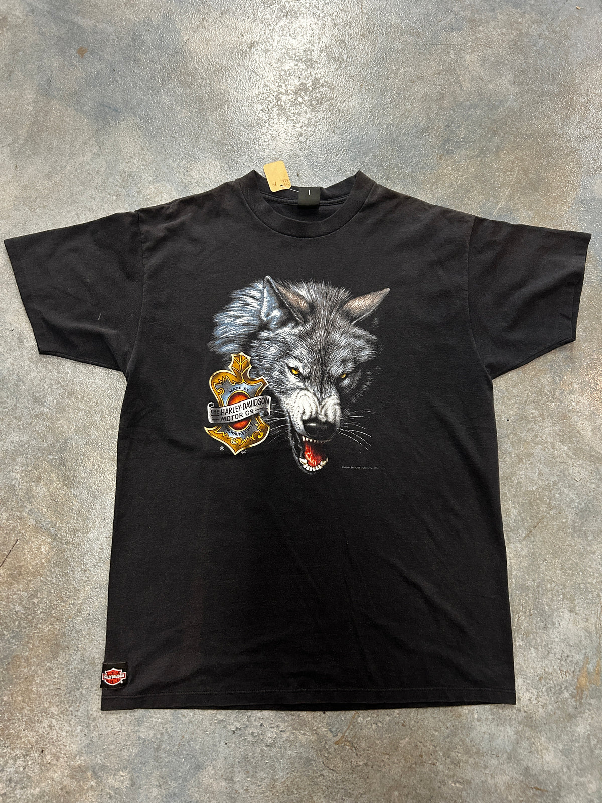 Harley Davidson 3D Emblem "Harley Wolf Tee" OTF (YC)