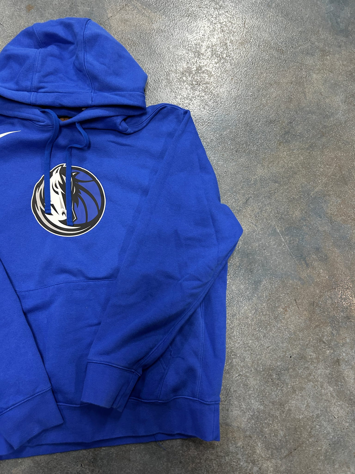 Nike Dallas Mavericks Club Fleece Pullover Hoodie Blue