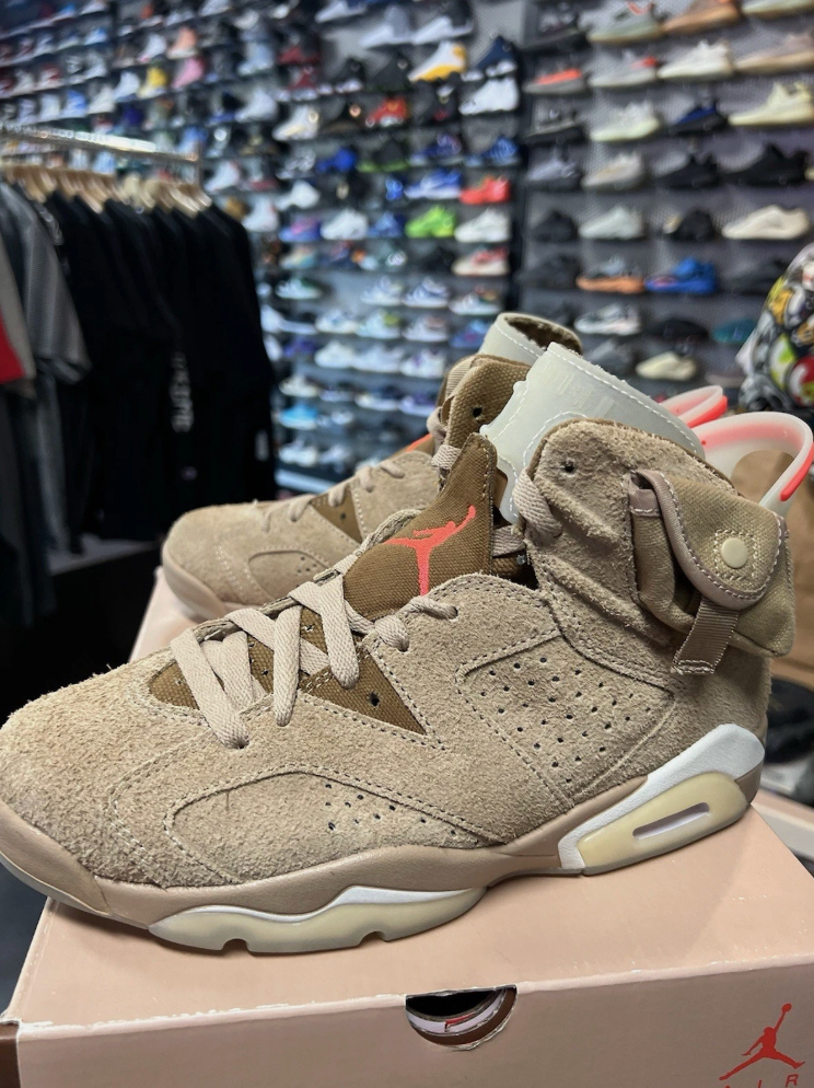 Jordan 6 Retro Travis Scott British Khaki
