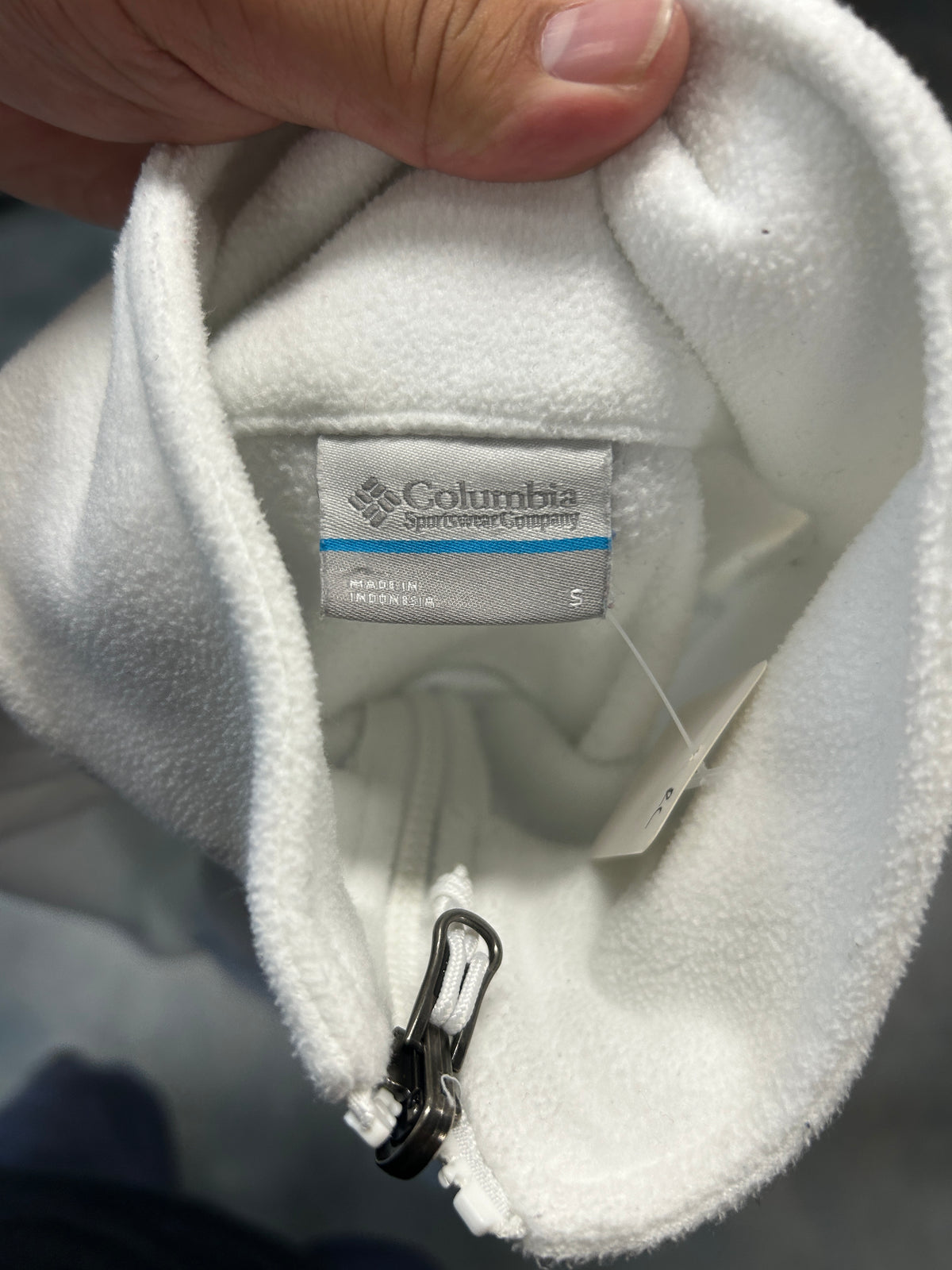 Columbia Women's White Zip Up