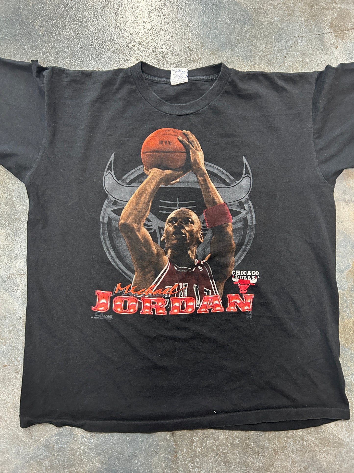 VTG 90s Michael Jordan Chicago Bulls Salem Tag OTF