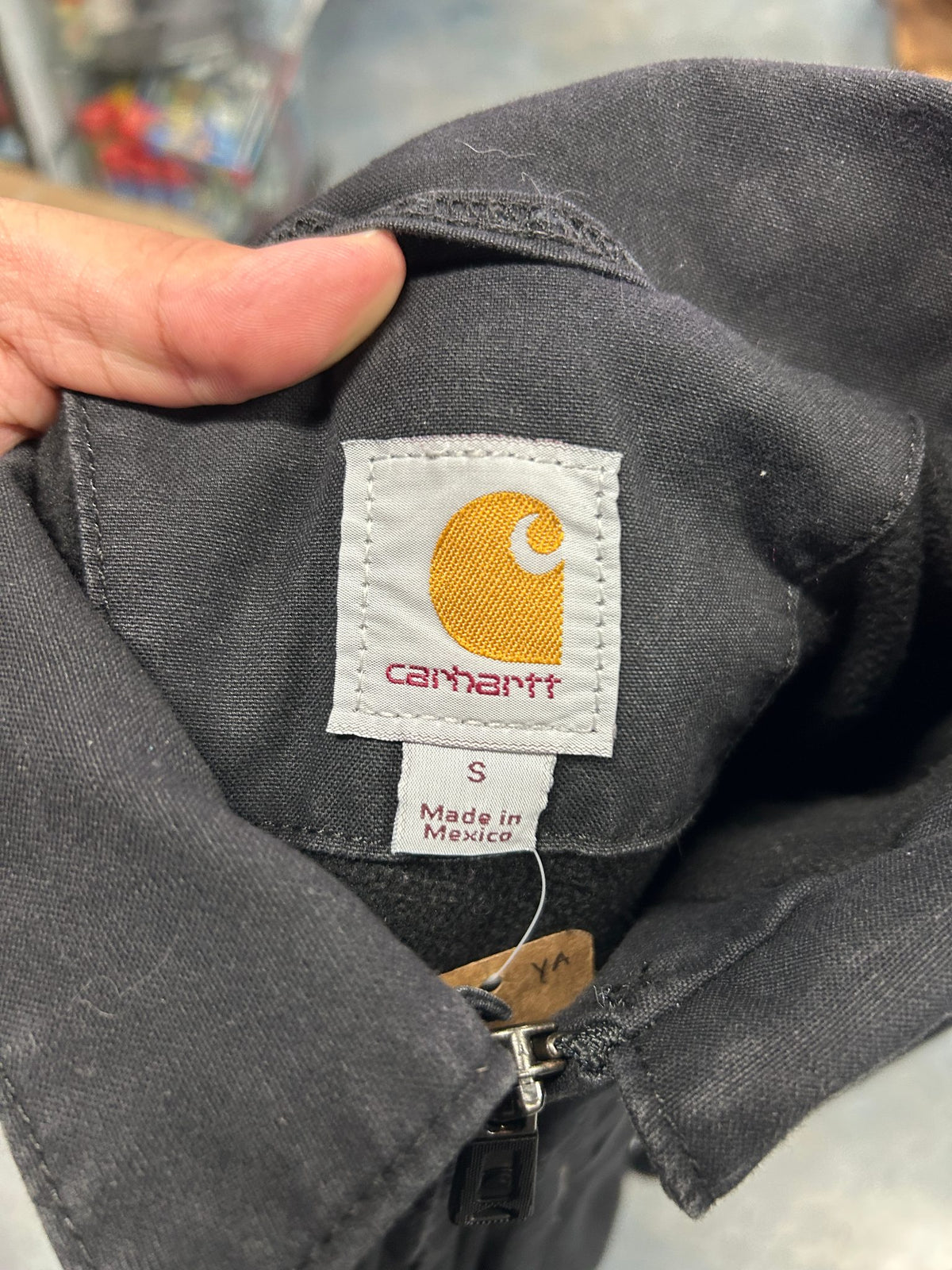 Vintage Carhartt Made In Mexico Black Jacket