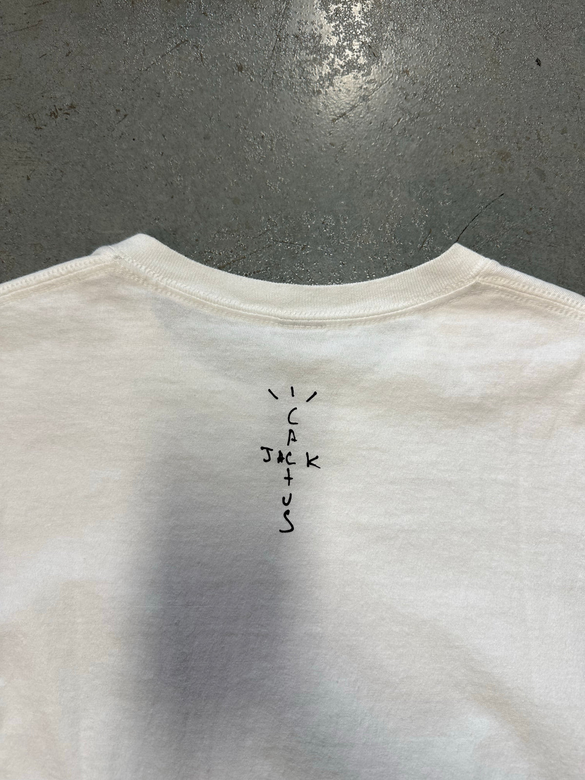 Travis Scott JACKBOYS Mask On T-shirt White