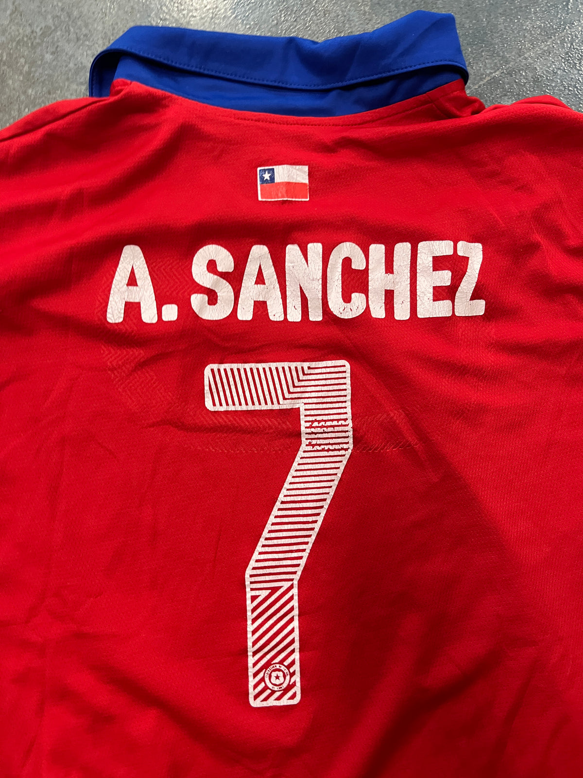 Puma 2014 Chile Alexis Sanchez Red Jersey