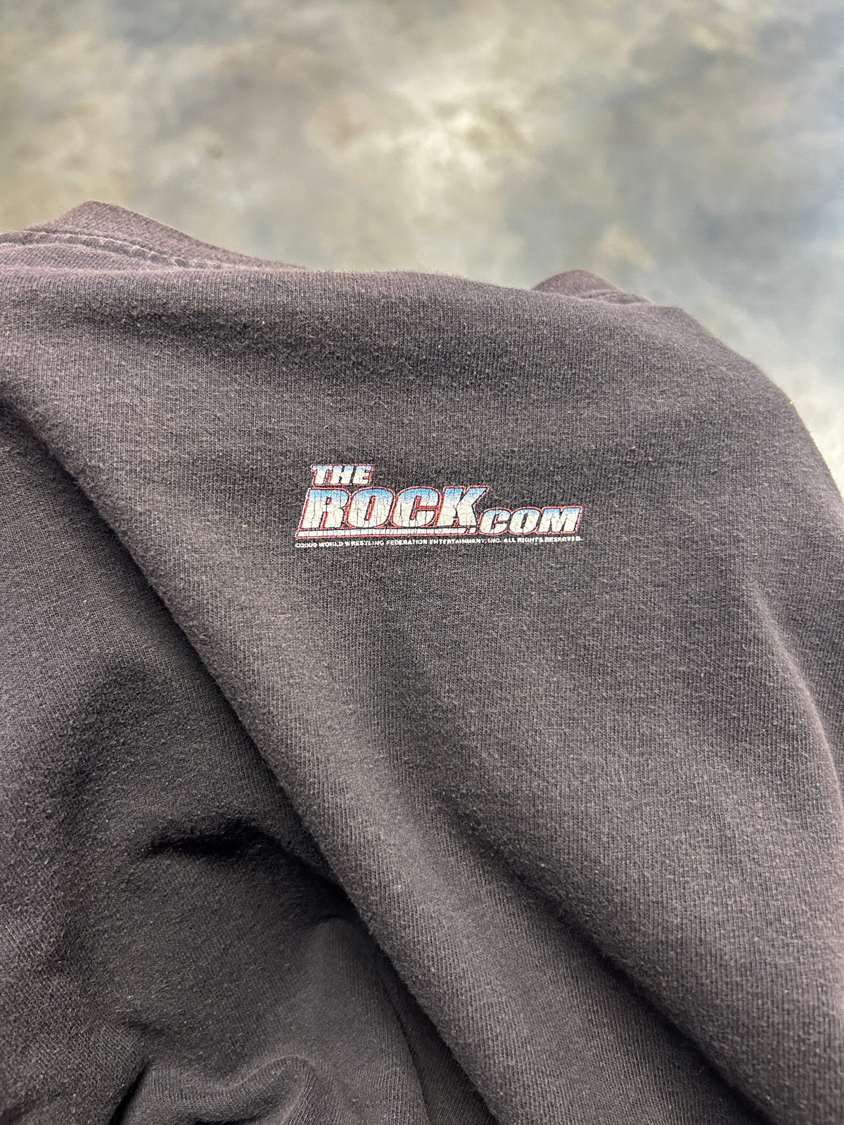 Vintage 2000 The Rock Black Tee