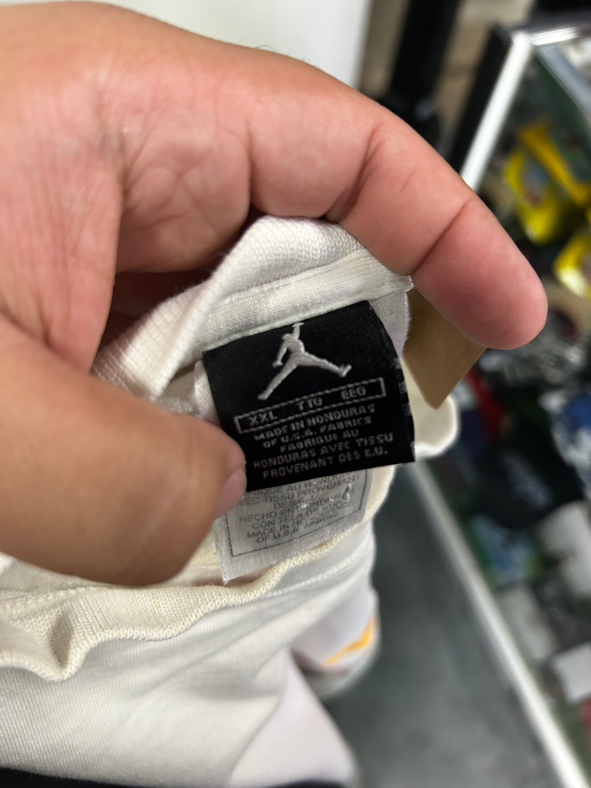 Dots Micheal Jordan White Tee B38 (YC)