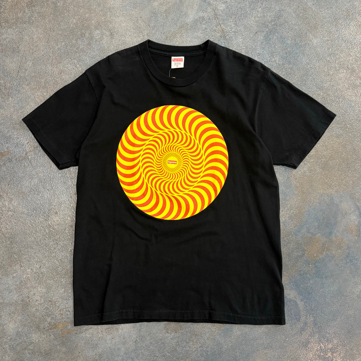 Supreme x Spitfire Classic Swirl Black Tee
