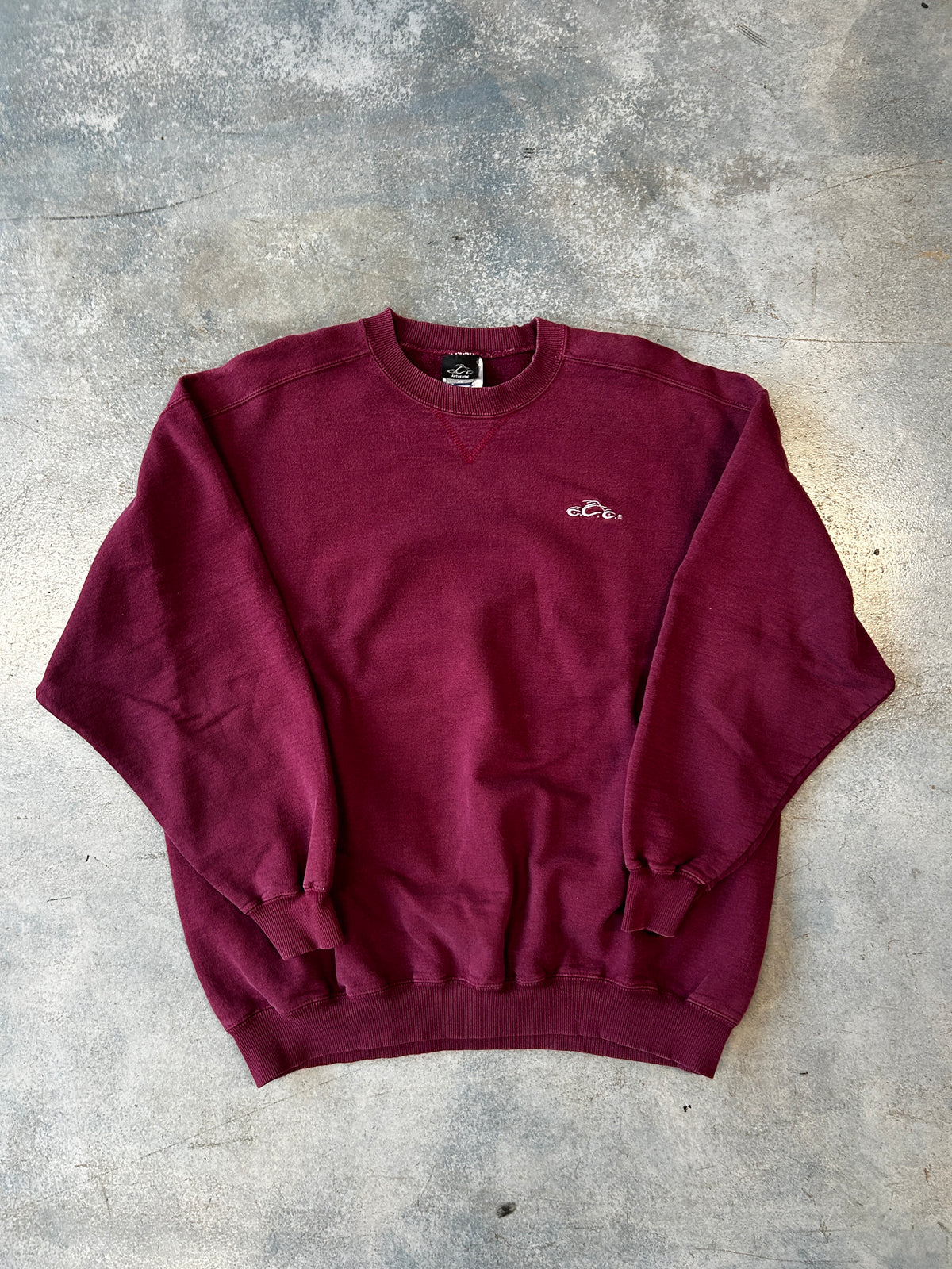 Vintage Maroon Orange County Pullover