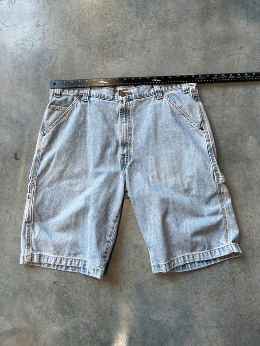 LeviAos Strauss Light Blue Wash Faded Jorts 38W (YC) OTF