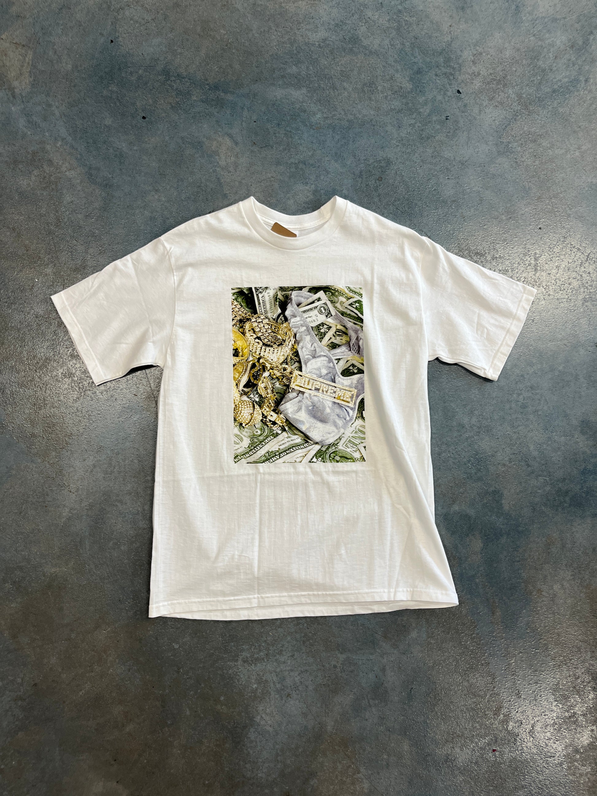 Supreme Bling Tee White OTF