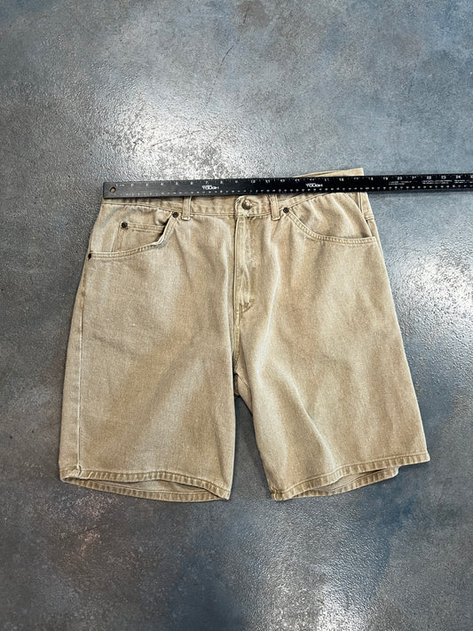 Take Off Vintage Green Jean Jorts OTF