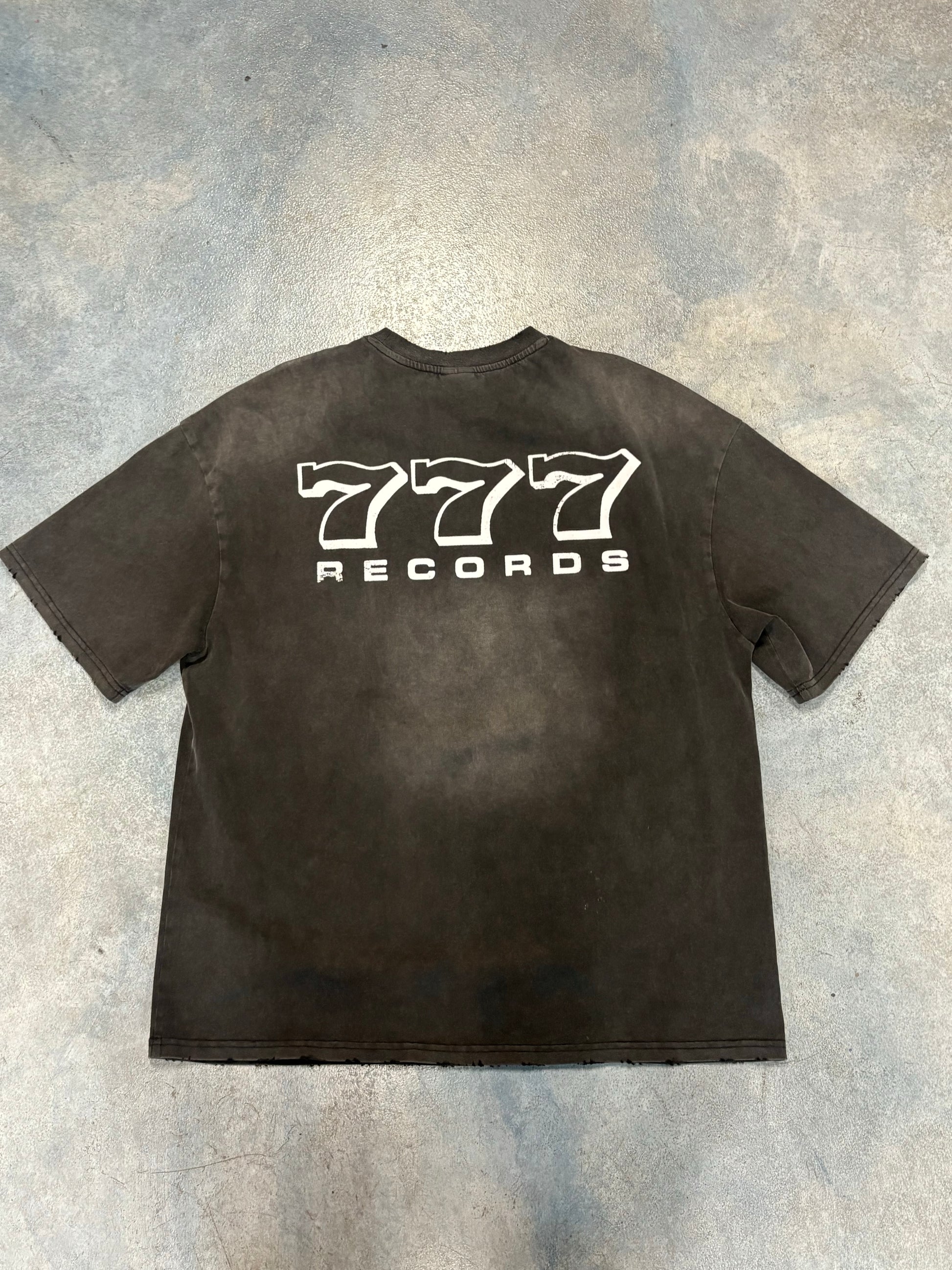 Triple Seven Records Gray Tee (YC ) B68
