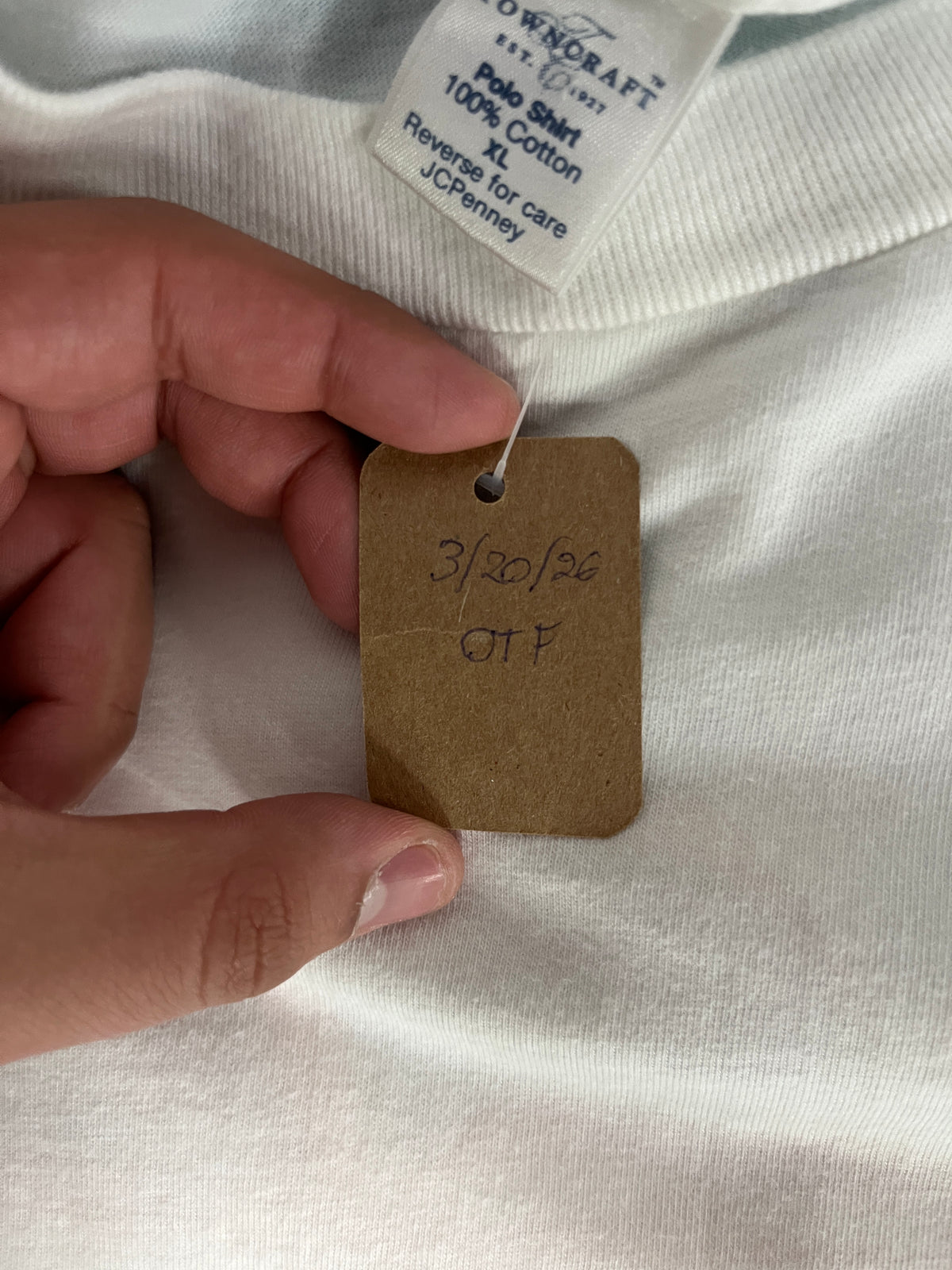 Vintage Jim Ciggarete On front pocket white T-Shirt