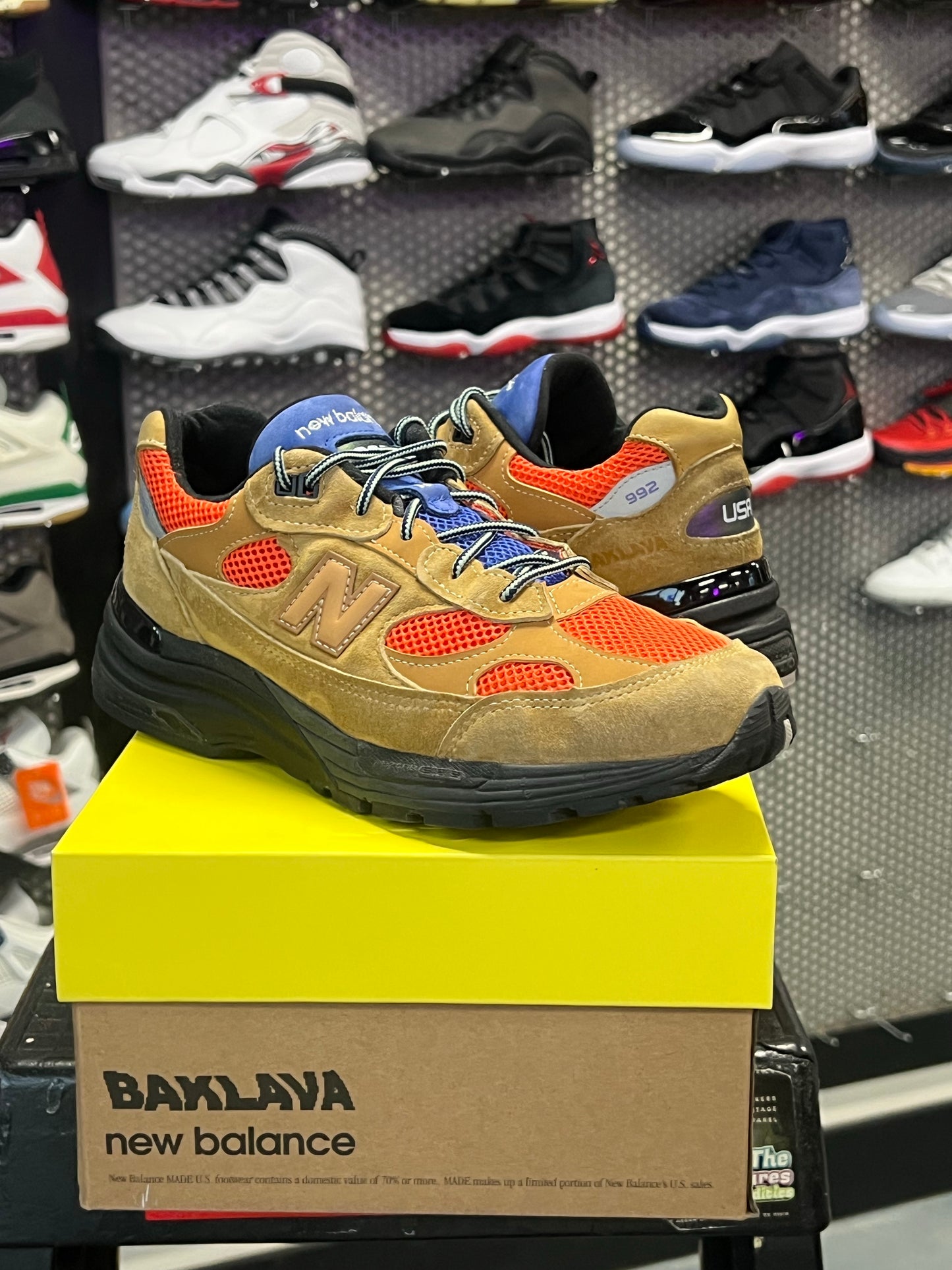 New Balance 992 MiUSA Action Bronson Tiger Eye