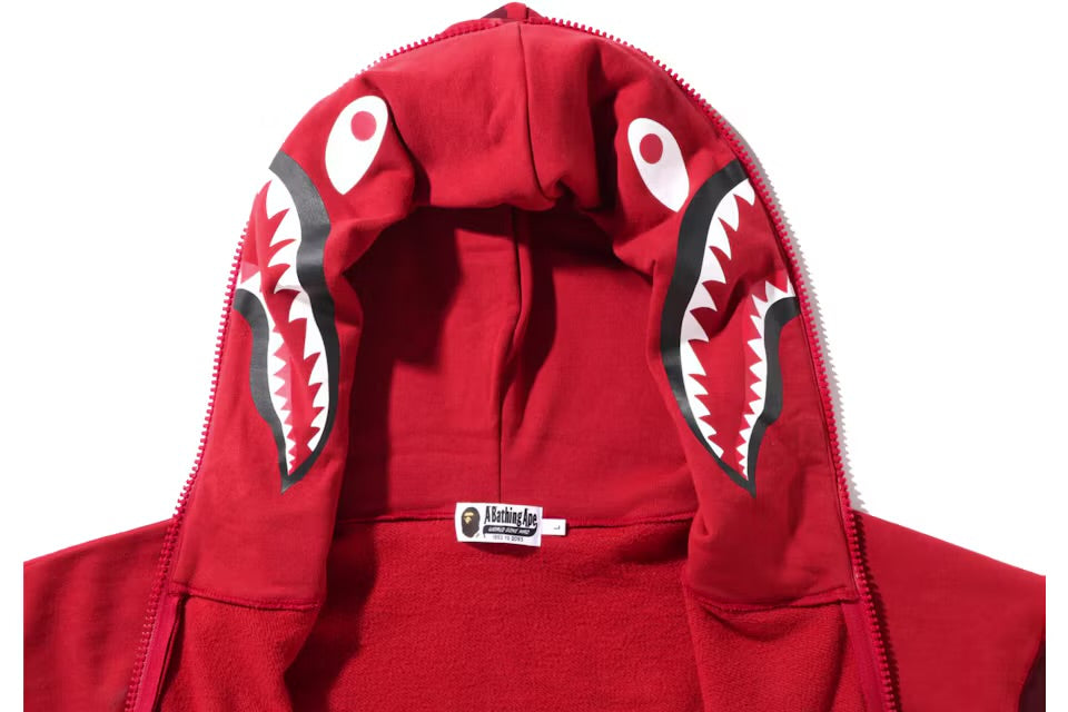 Bape Color Camo Shark Full Zip up Hoodie