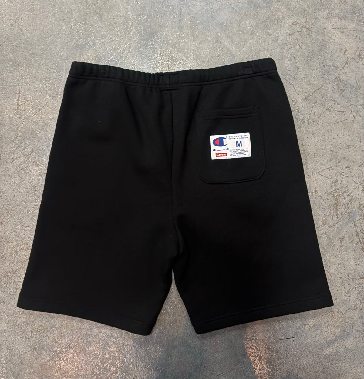 Supreme Champion Black Sweatshorts