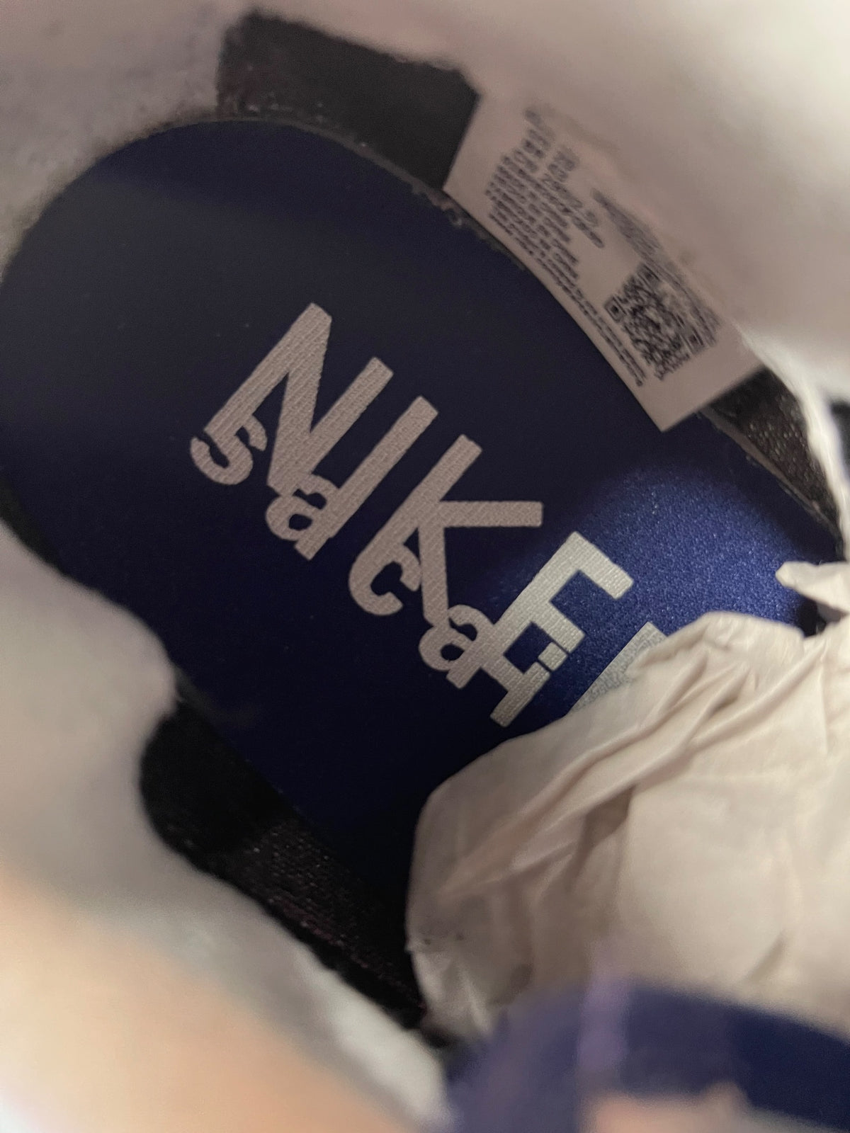 Nike LD Waffle SF sacai Fragment Blue Void
