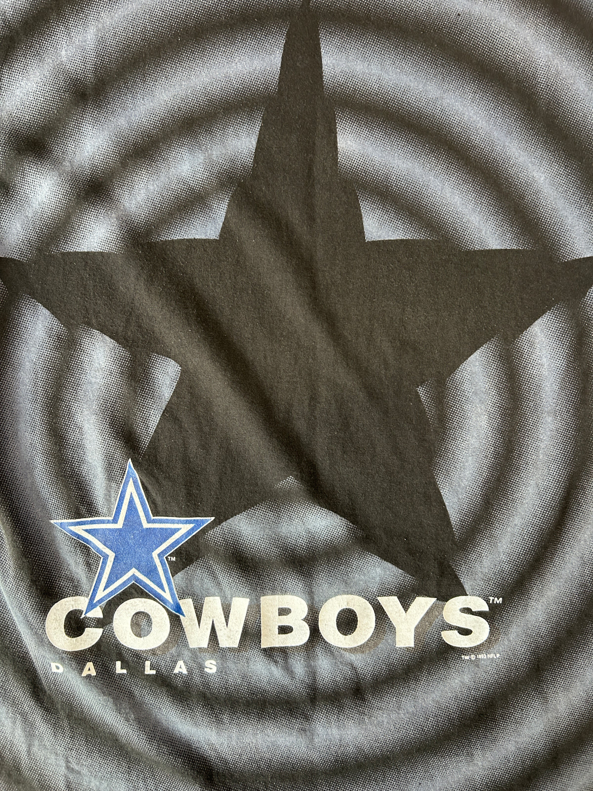 Vintage 1993 NFL Dallas Cowboys All Over Print Big Star Tee