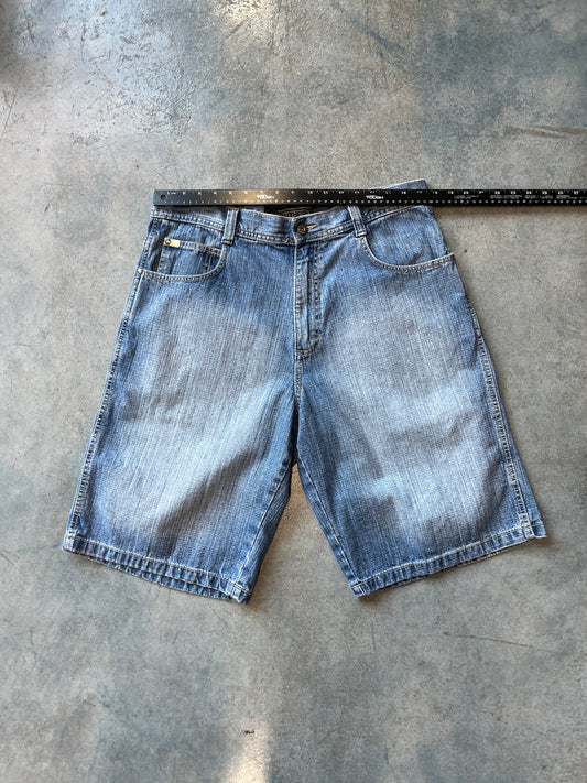 Southpole Vintage Blue Wash Faded Denim Jorts (RY)  OTF