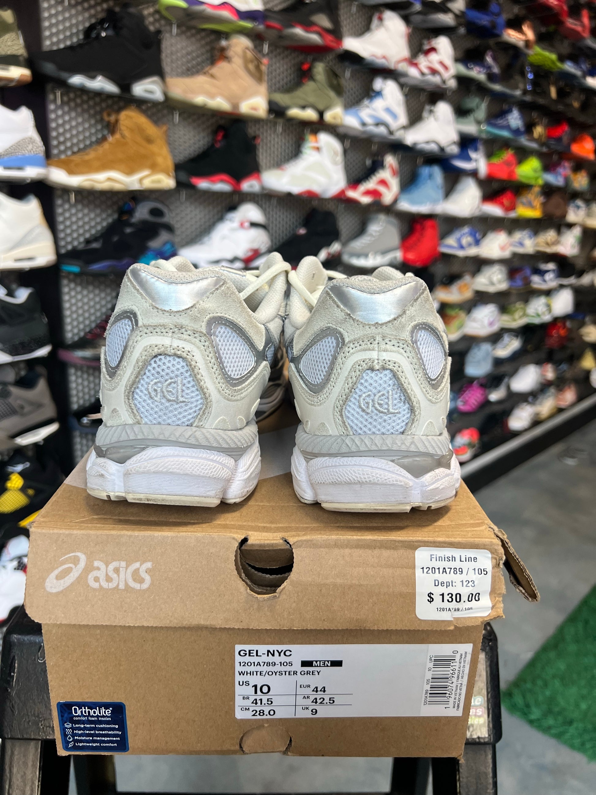 ASICS Gel-NYC White Oyster Grey