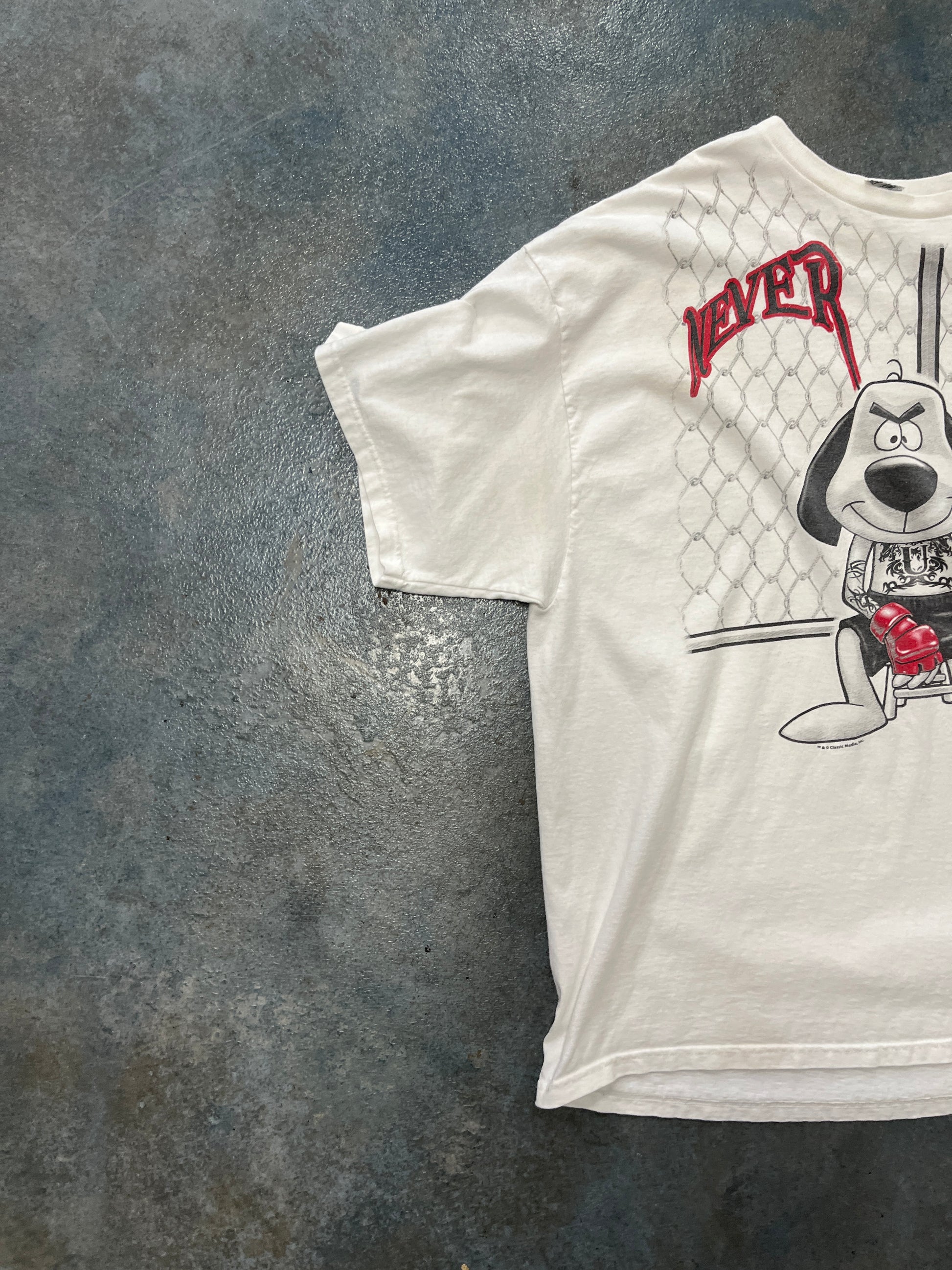 VTG Underdog MMA Series Never Feat T-Shirt Solid White OTF