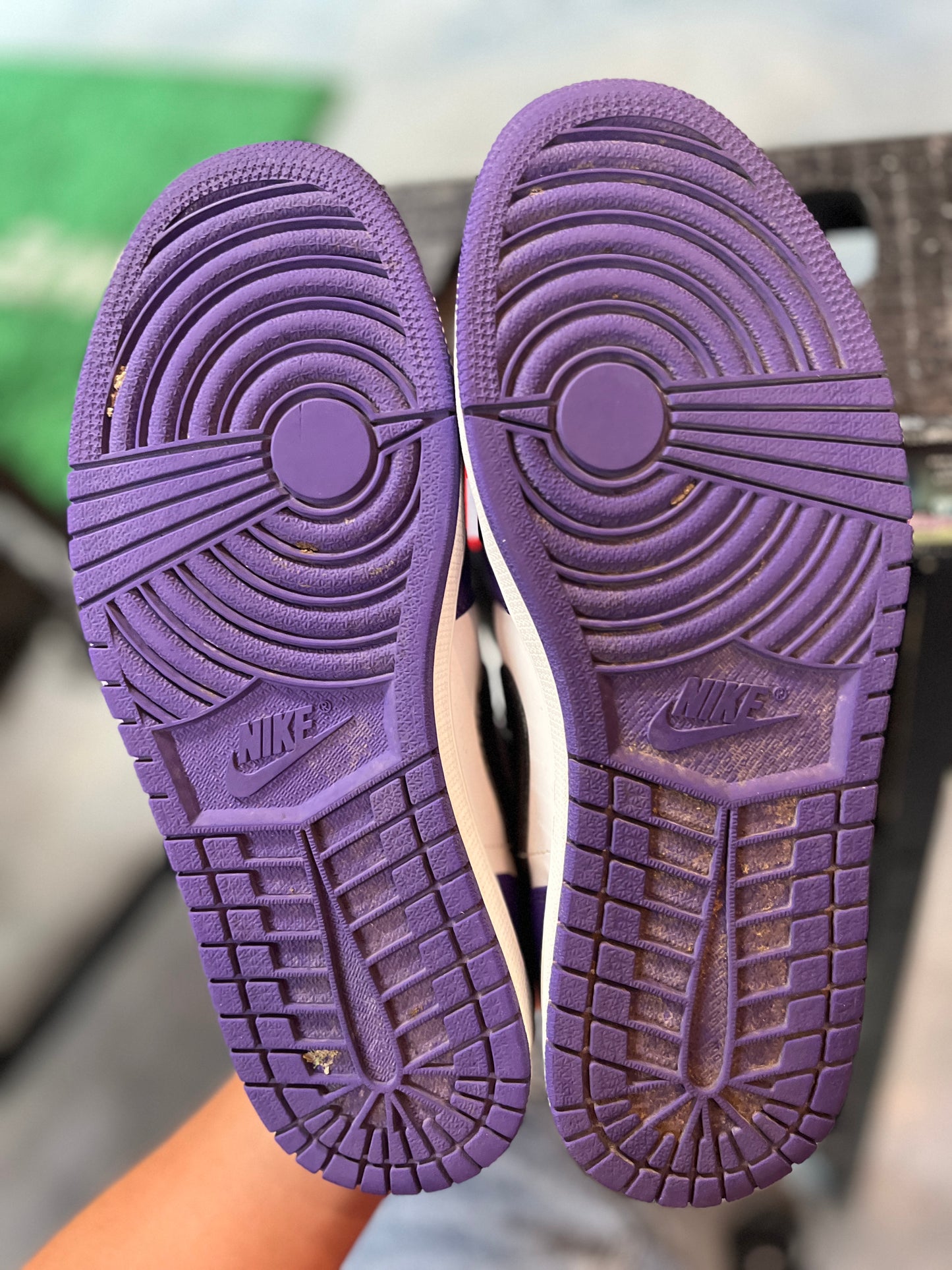 Jordan 1 Low Court Purple White (YC)