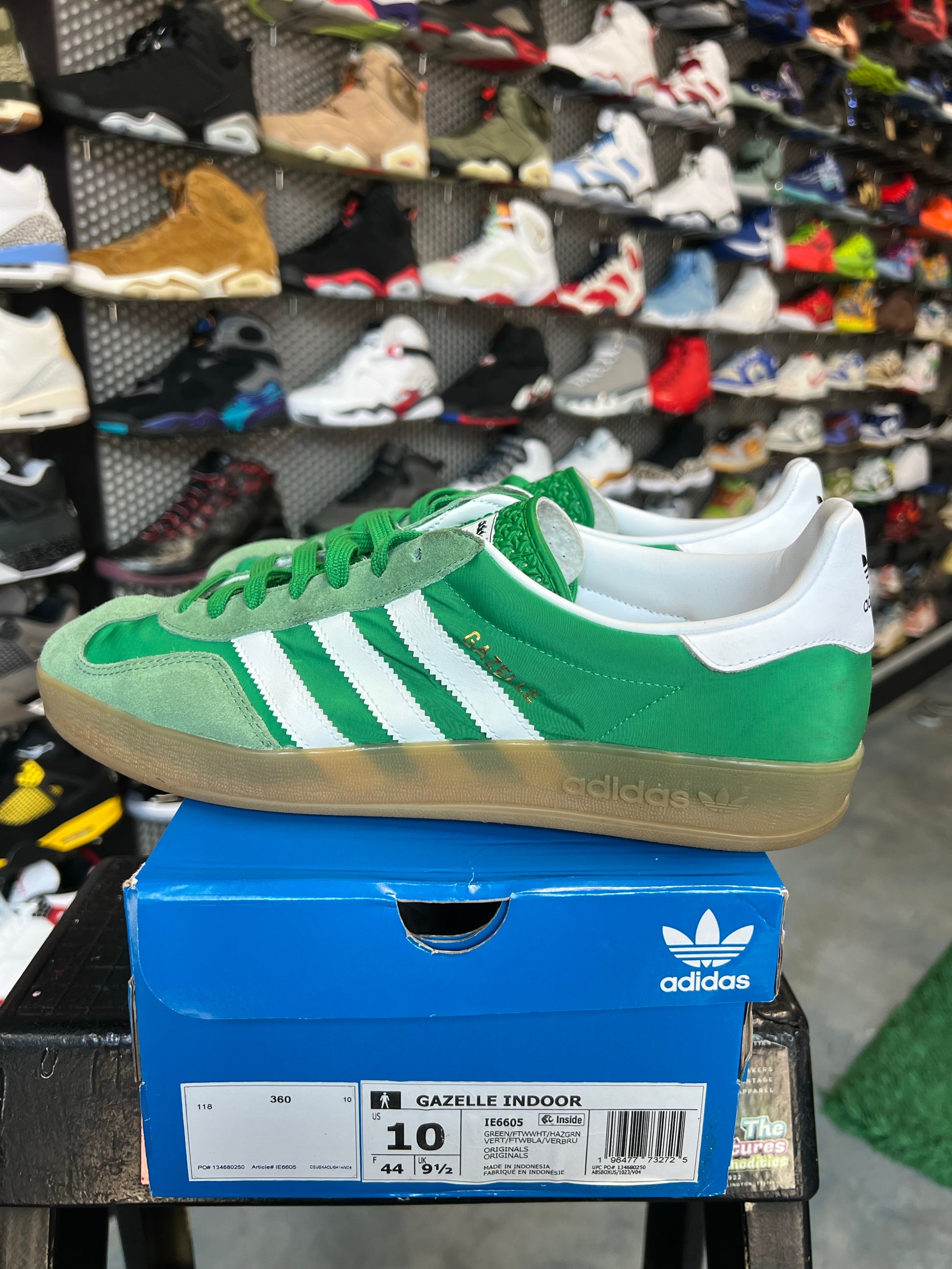 adidas Gazelle Indoor Green Gum