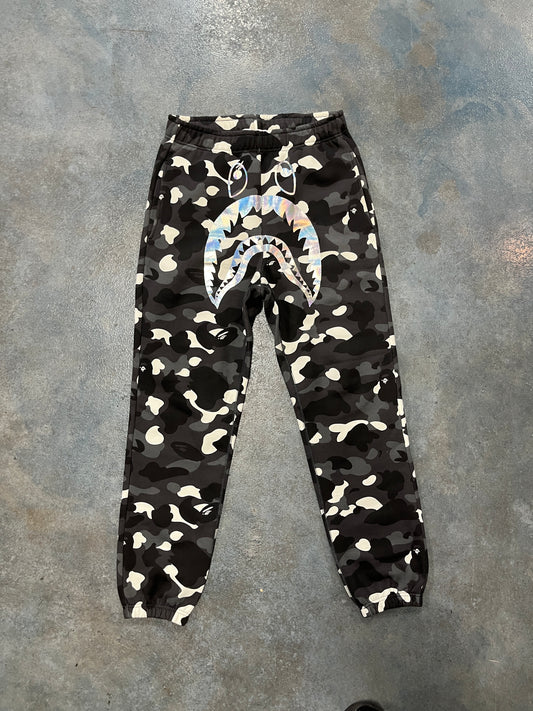 BAPE City Camo Shark Sweat Pants “Black” (TA) B26