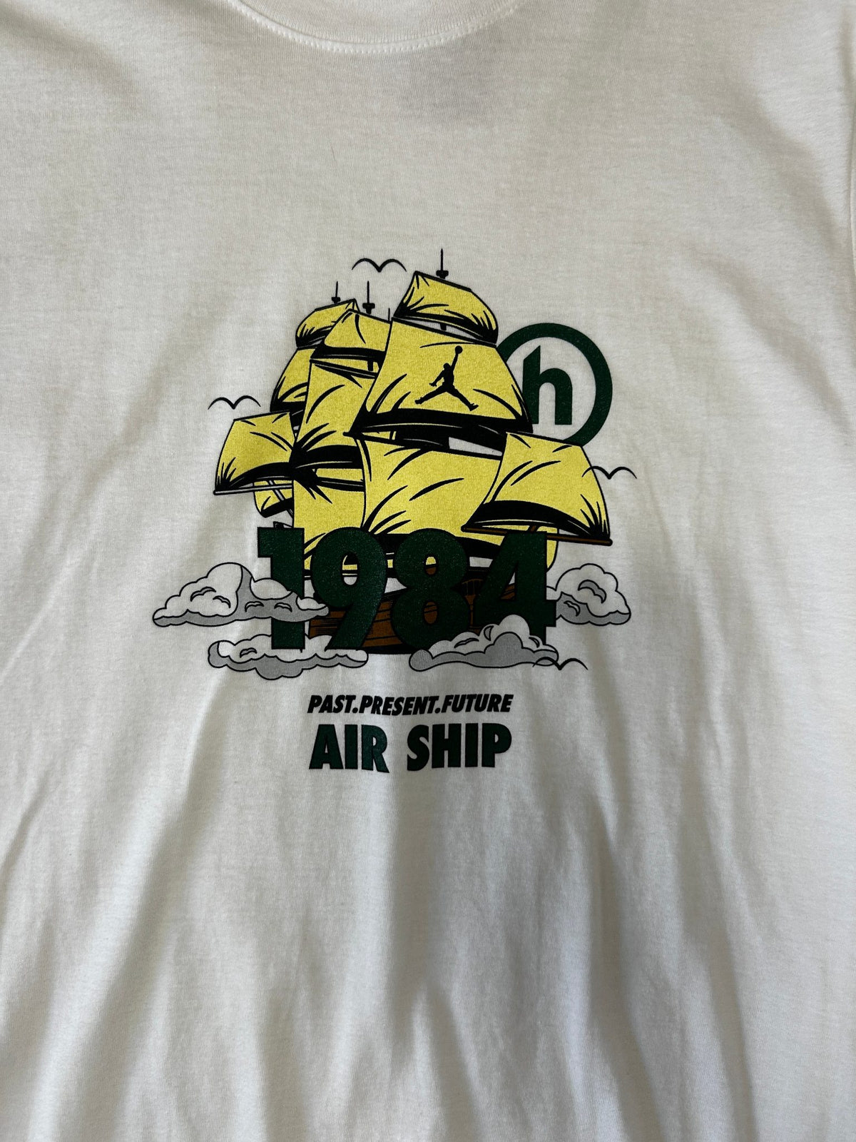 1984 Air Ship Jordan x Hidden White Tee