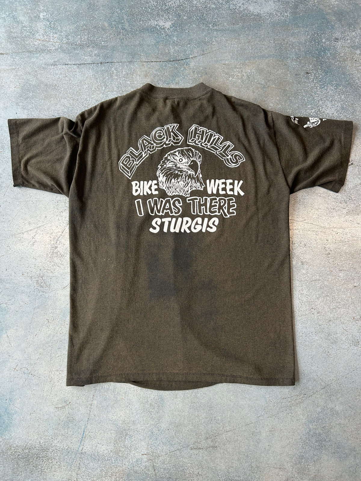Black Hills Rally and Races Tee Black OTF
