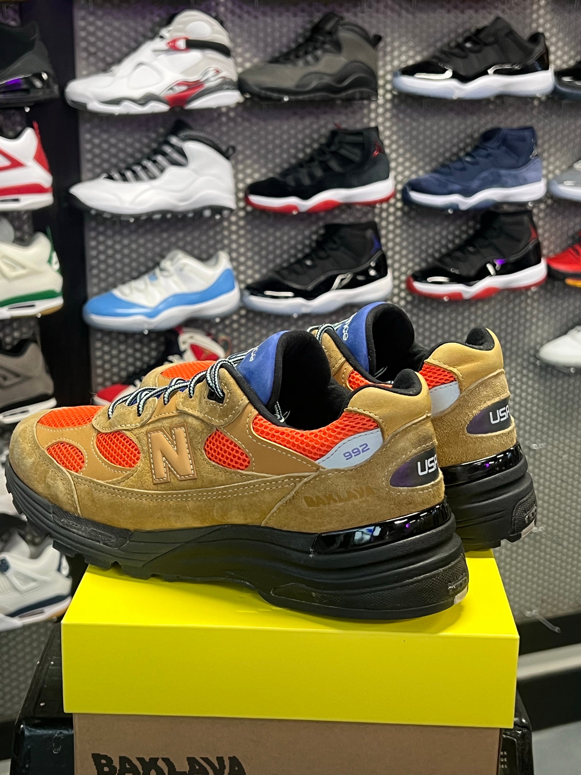 New Balance 992 MiUSA Action Bronson Tiger Eye
