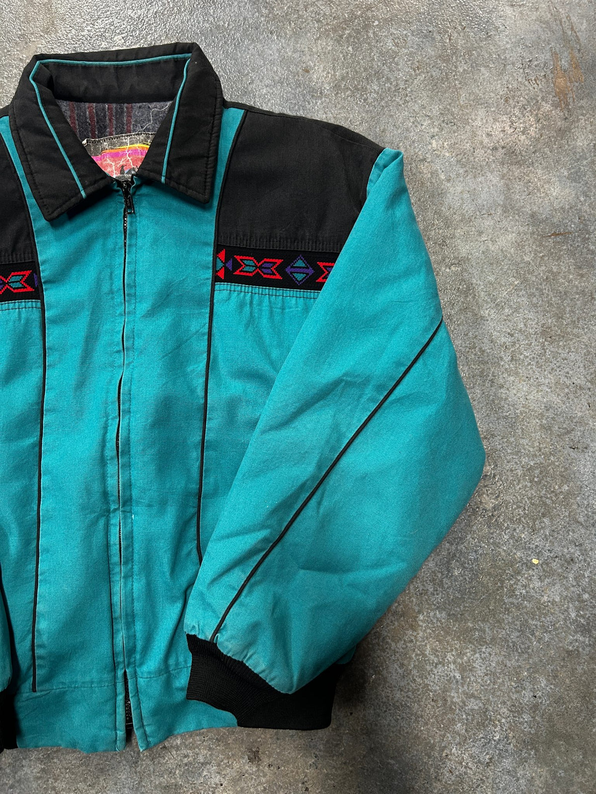 Vintage Santa Fe Blue Trail Jacket