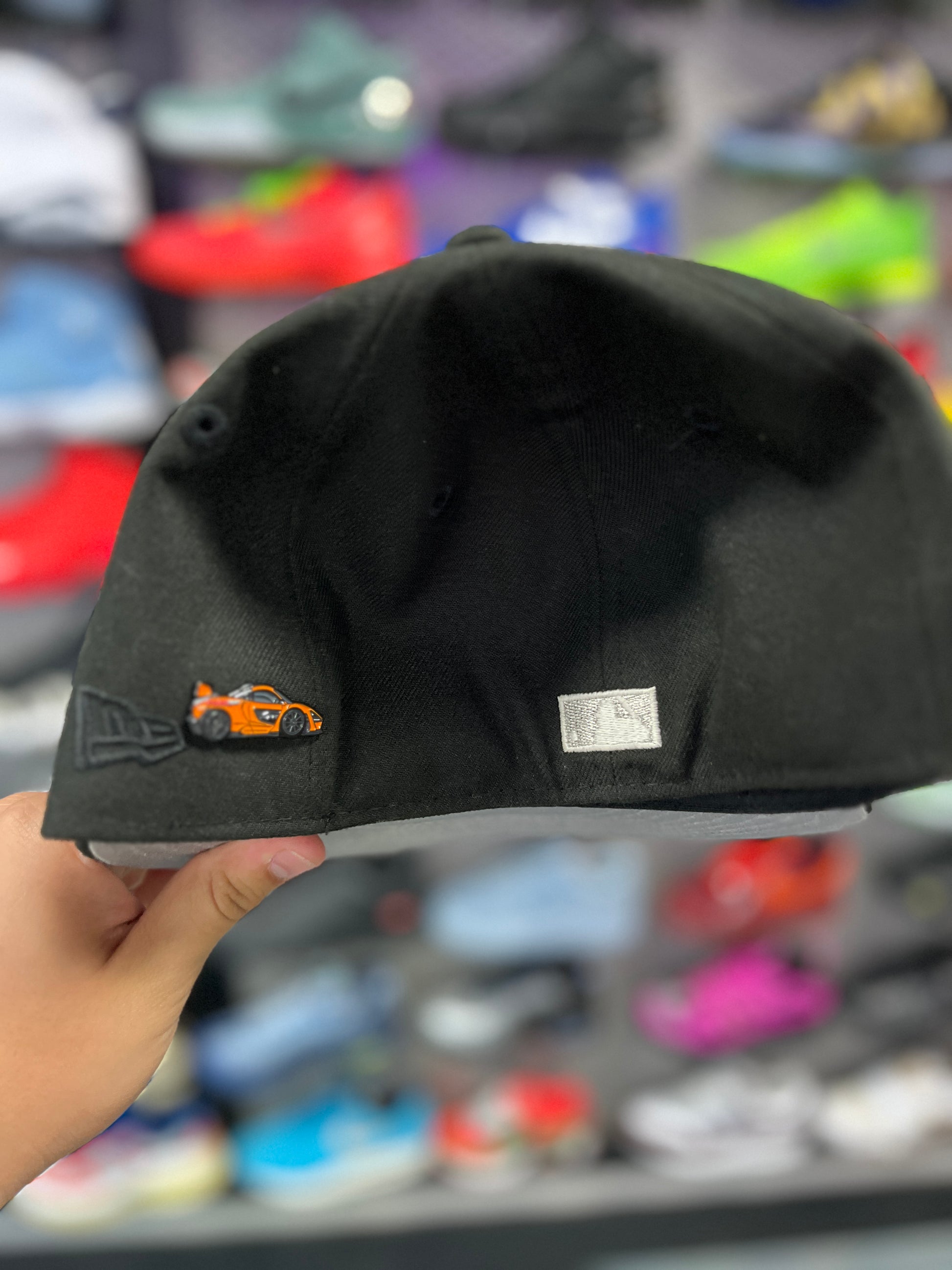 Arizona Diamondbacks 2001 World Series Side Patch New Era 59Fifty Fitted Black Hat (I)