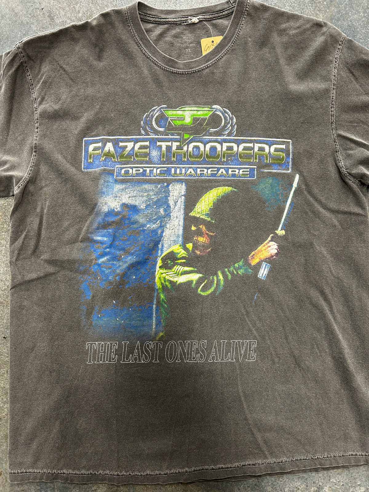Gray "Faze Troopers" Tee OTF