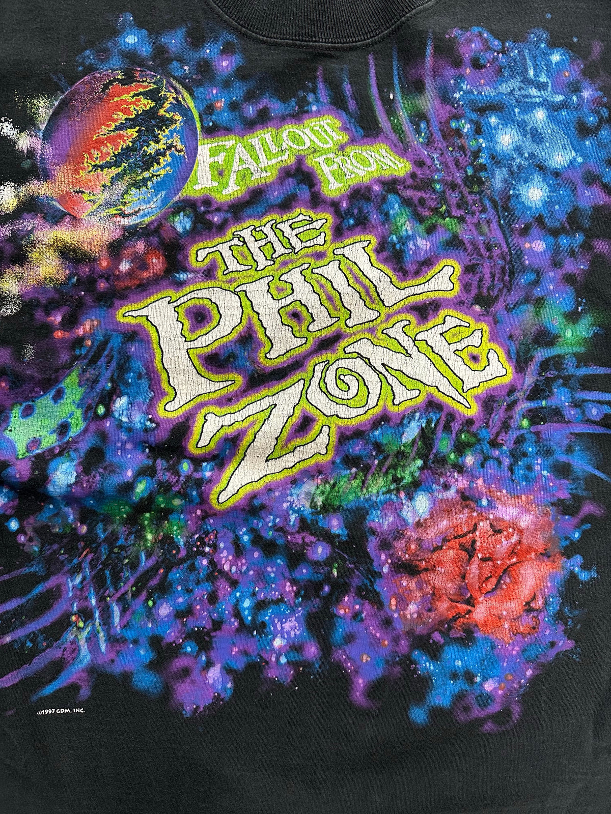 Vintage 1997 Liquid Blue Blue Phil Zone Tee OTF