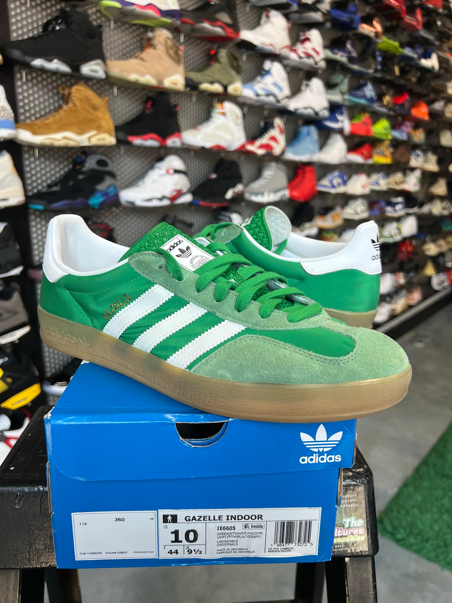 adidas Gazelle Indoor Green Gum