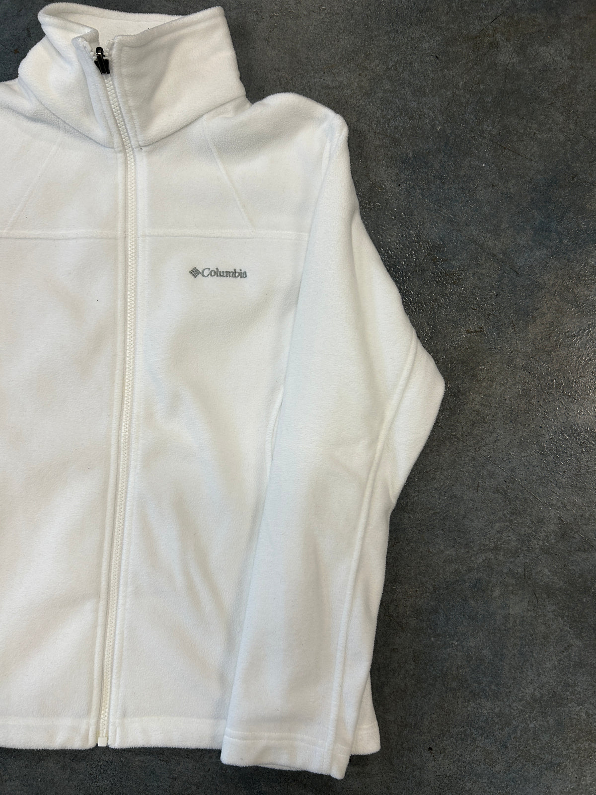 Columbia Women's White Zip Up