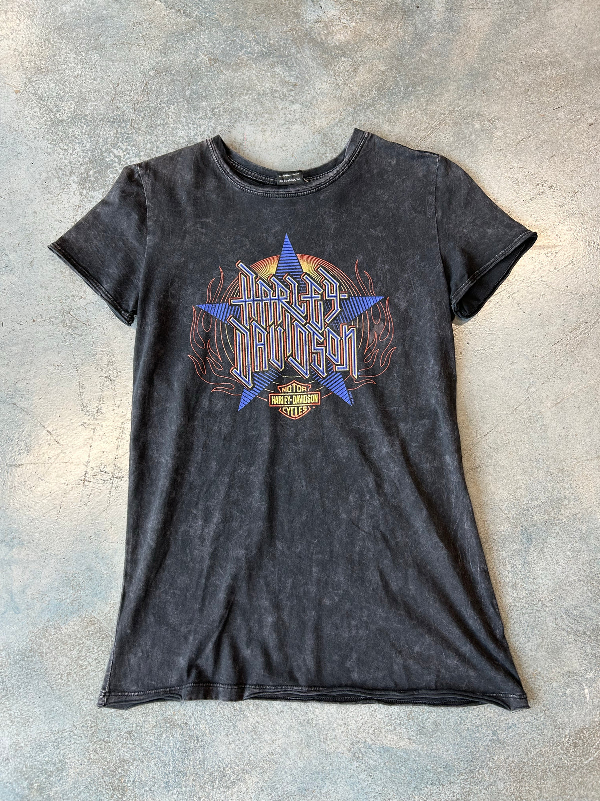 Vintage Black Harley Star Tee