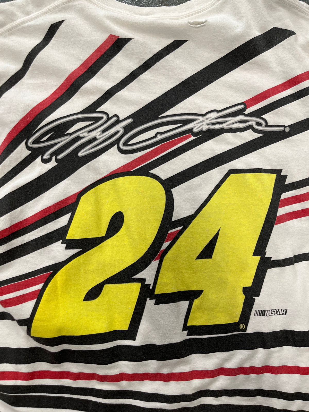 Vintage Jeff Gordon ‘Drive To End Hunger’ AOP NASCAR Graphic T-Shirt OTF